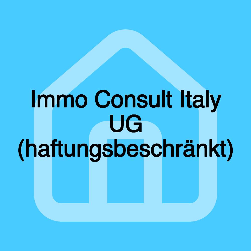 Immo Consult Italy UG (haftungsbeschränkt)