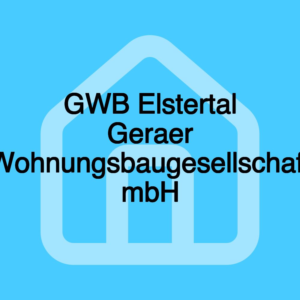 GWB Elstertal Geraer Wohnungsbaugesellschaft mbH