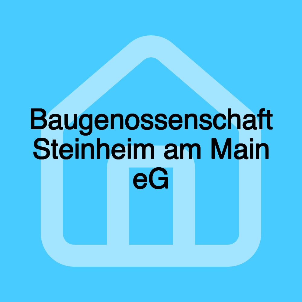 Baugenossenschaft Steinheim am Main eG