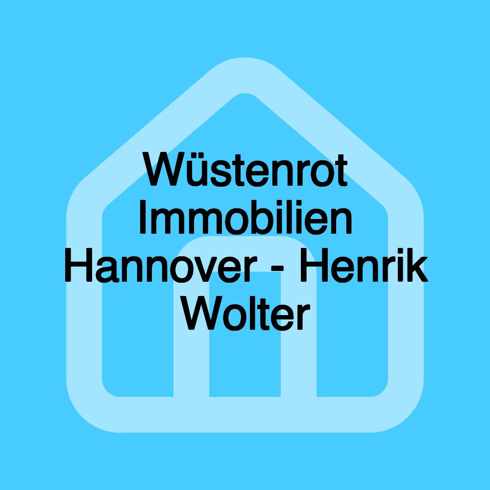 Wüstenrot Immobilien Hannover - Henrik Wolter Wüstenrot Immobilien Hannover - Henrik Wolter