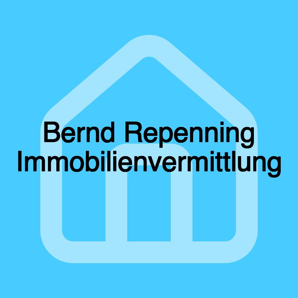 Bernd Repenning Immobilienvermittlung Bernd Repenning Immobilienvermittlung