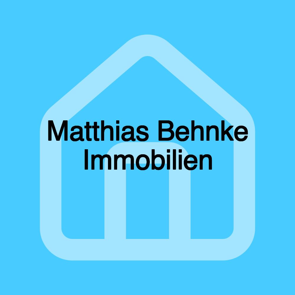 Matthias Behnke Immobilien Matthias Behnke Immobilien
