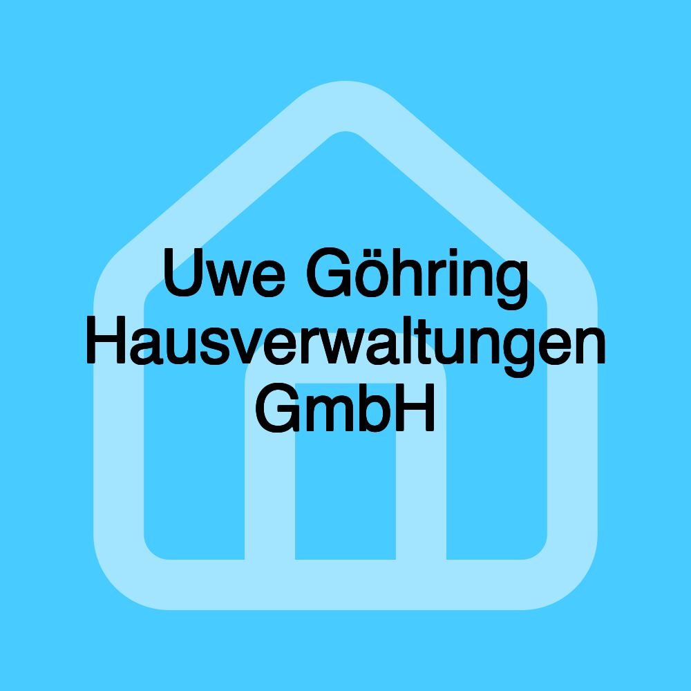 Uwe Göhring Hausverwaltungen GmbH Uwe Göhring Hausverwaltungen GmbH