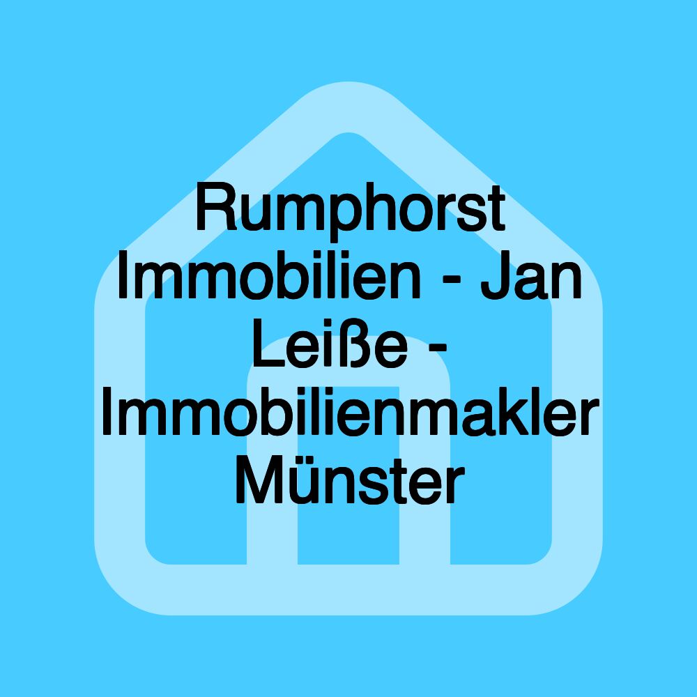 Rumphorst Immobilien - Jan Leiße - Immobilienmakler Münster Rumphorst Immobilien - Jan Leiße - Immobilienmakler Münster