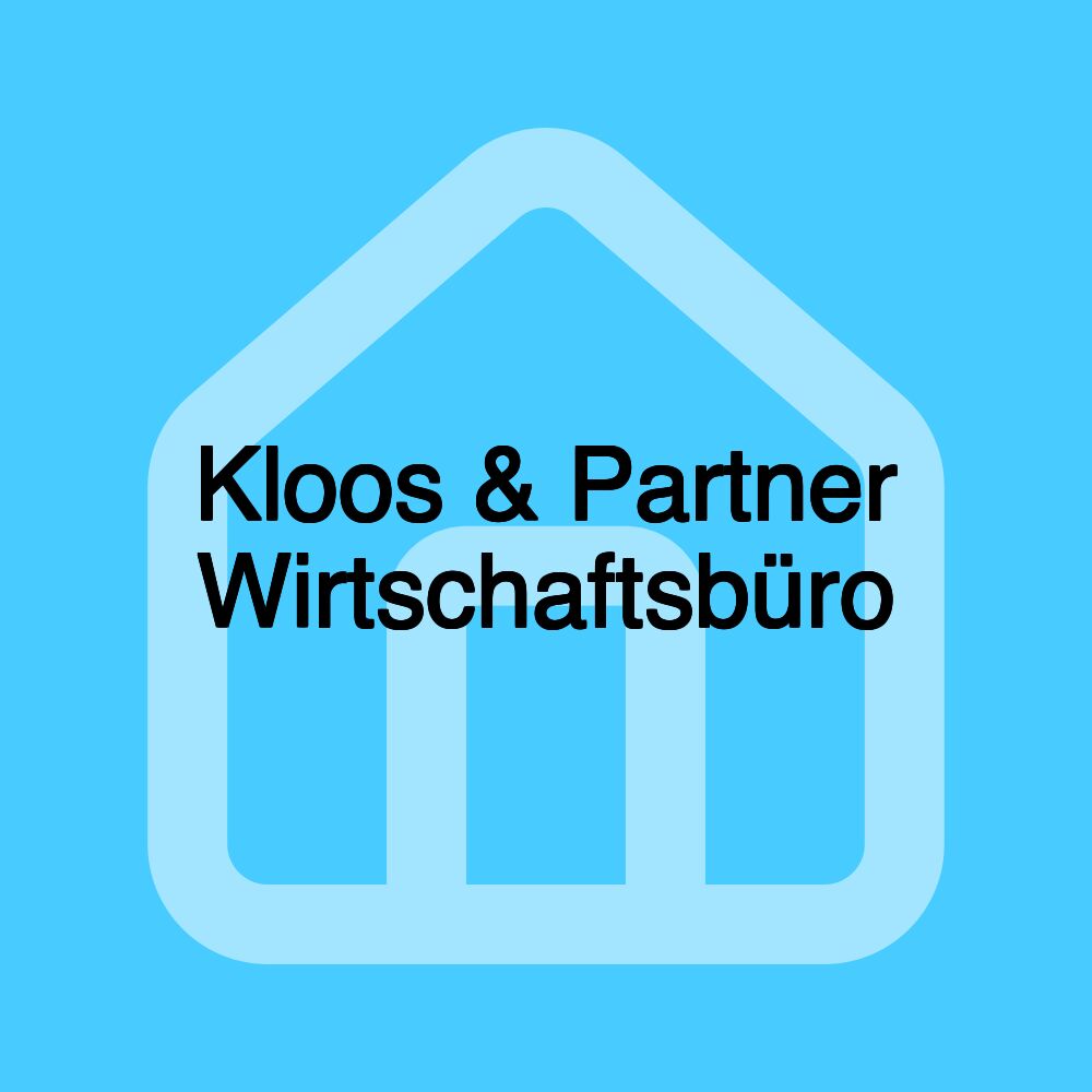 Kloos & Partner Wirtschaftsbüro Kloos & Partner Wirtschaftsbüro