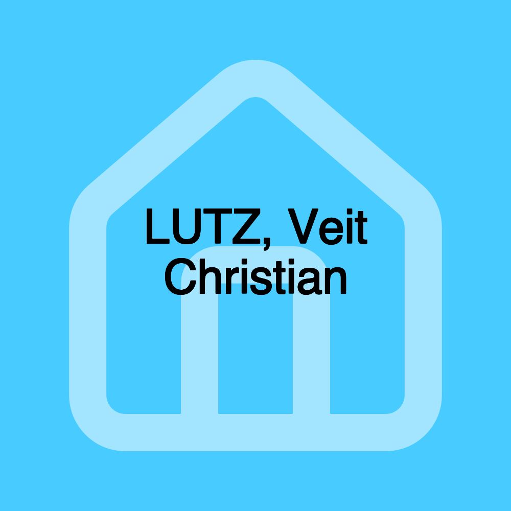 LUTZ, Veit Christian LUTZ, Veit Christian