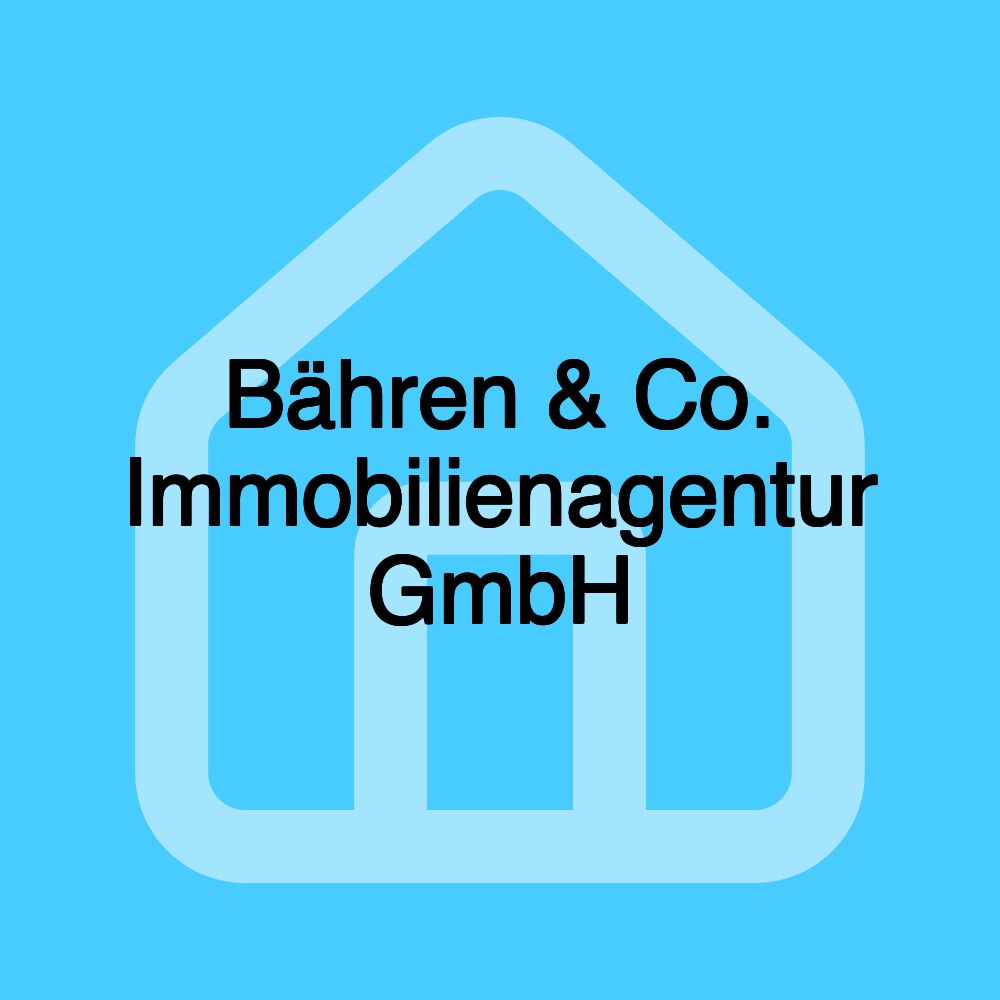 Bähren & Co. Immobilienagentur GmbH Bähren & Co. Immobilienagentur GmbH