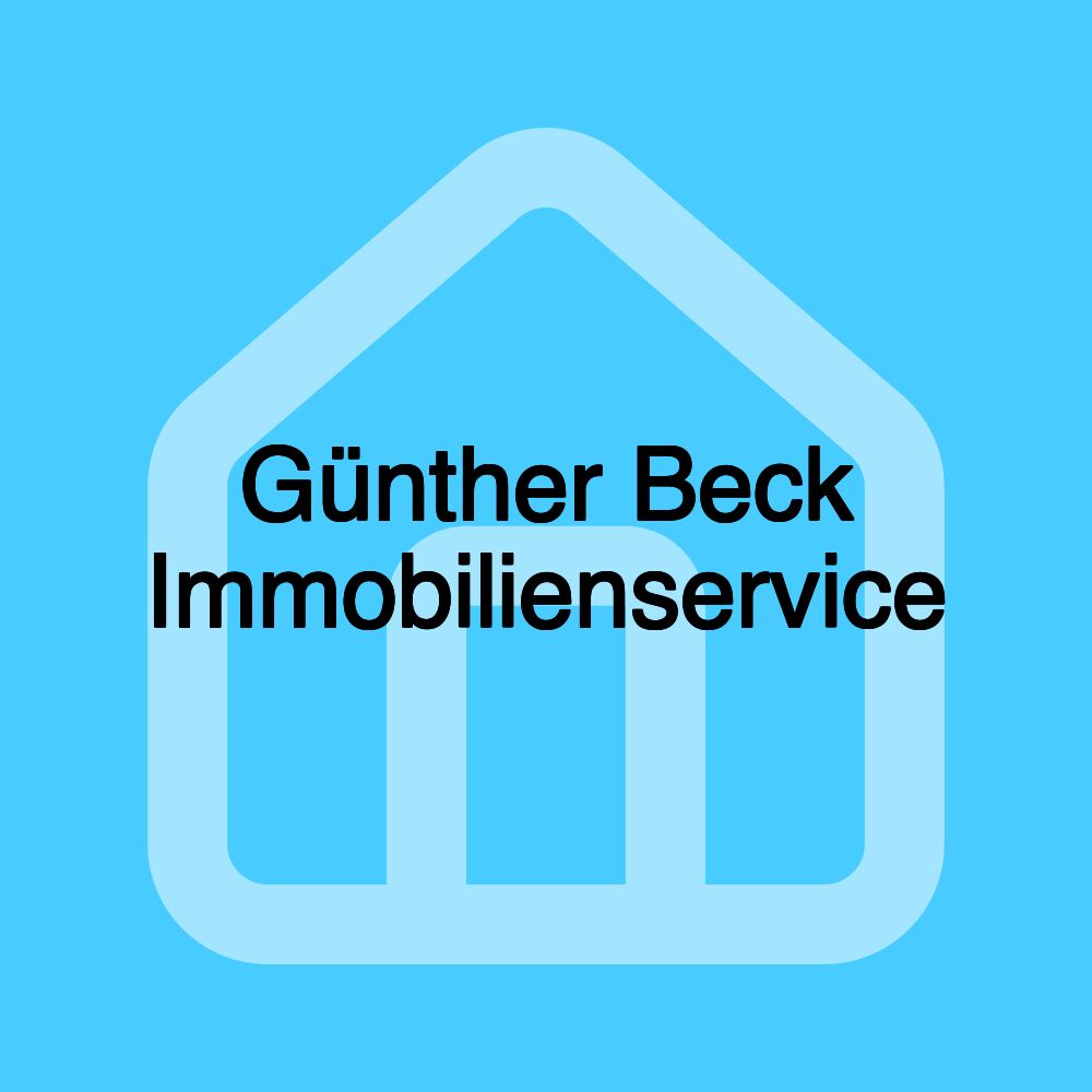 Günther Beck Immobilienservice Günther Beck Immobilienservice