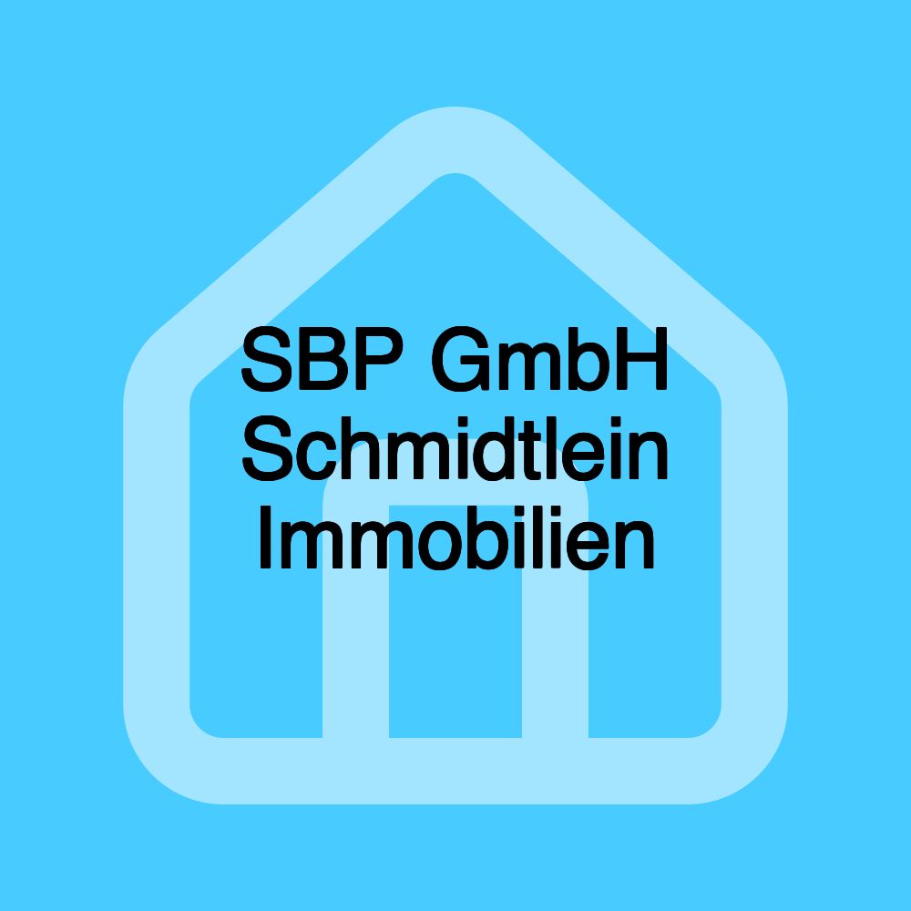 SBP GmbH Schmidtlein Immobilien SBP GmbH Schmidtlein Immobilien