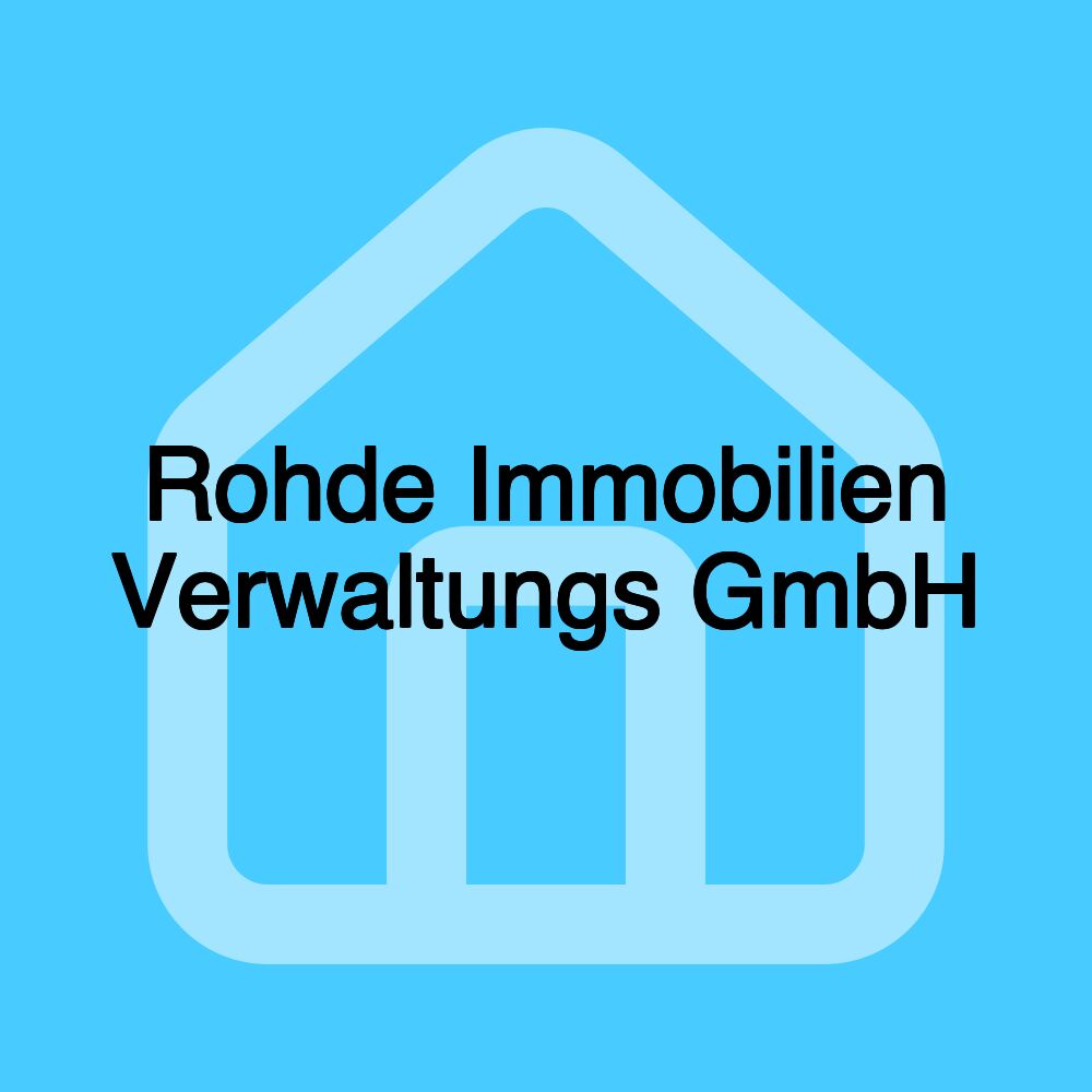 Rohde Immobilien Verwaltungs GmbH